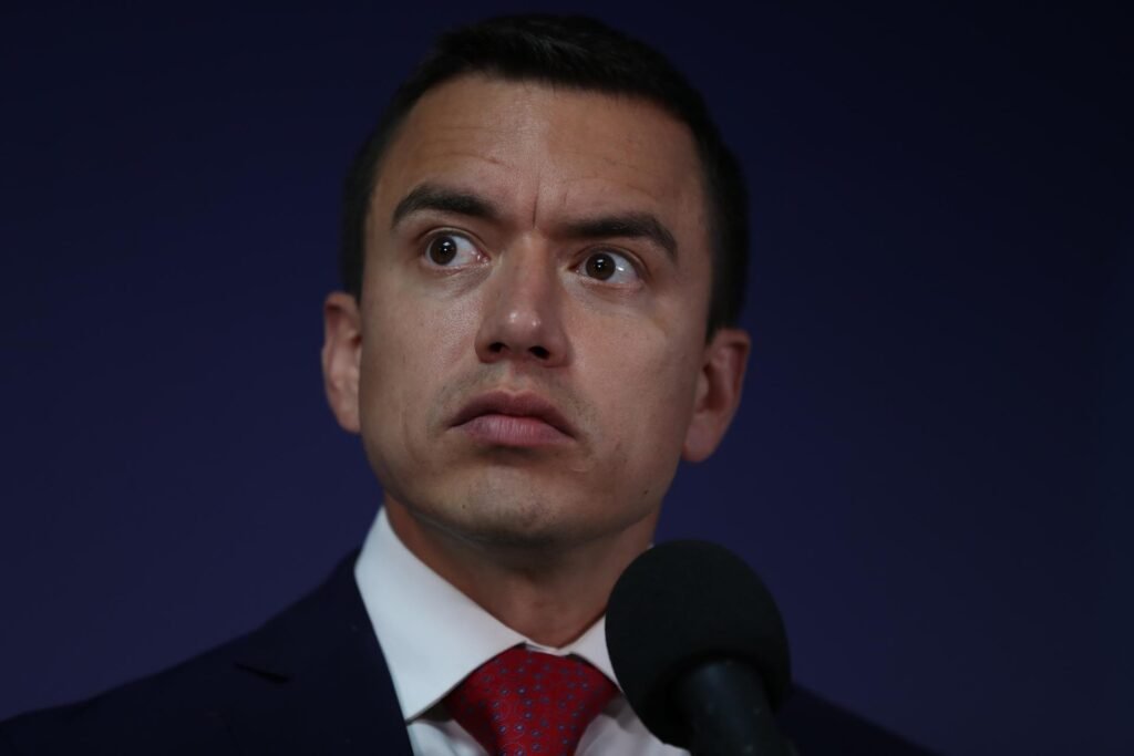 El presidente de Ecuador