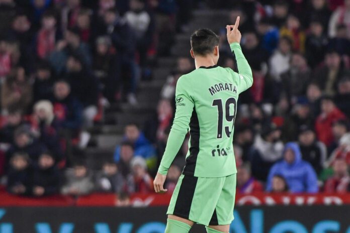 1-0. Morata acaba en Granada con la mala racha atlética a domicilio