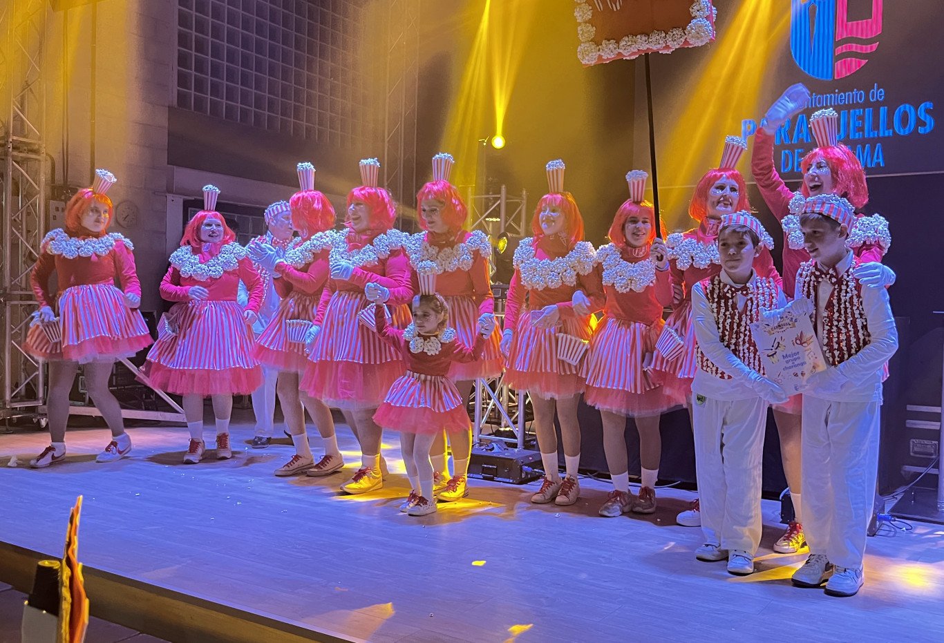 El desfile y concurso de disfraces en Paracuellos del Jarama