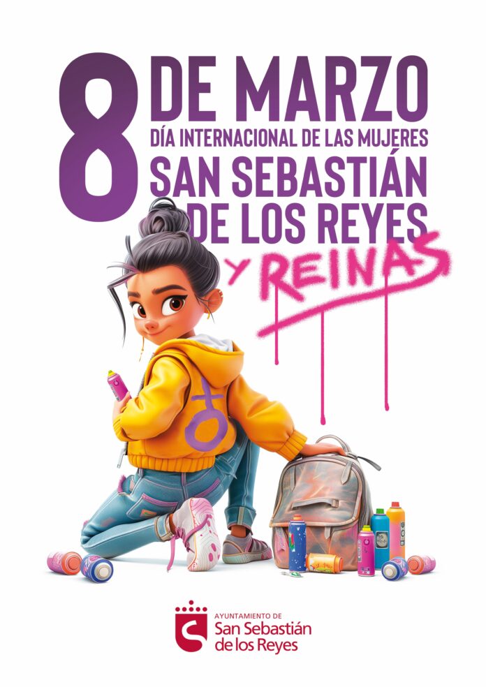 cartel del 8M de San Sebastián de los Reyes