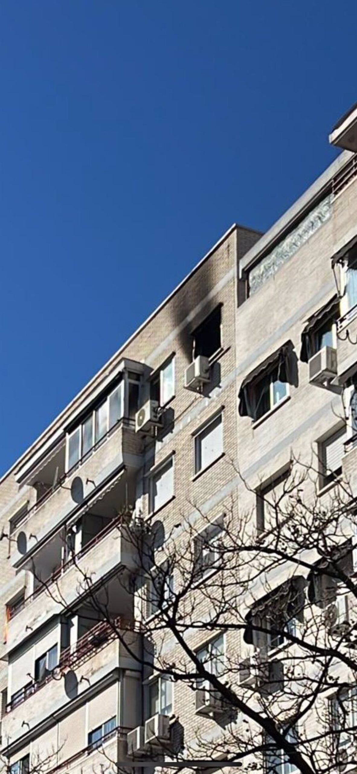 incendio en Alcalá de henares