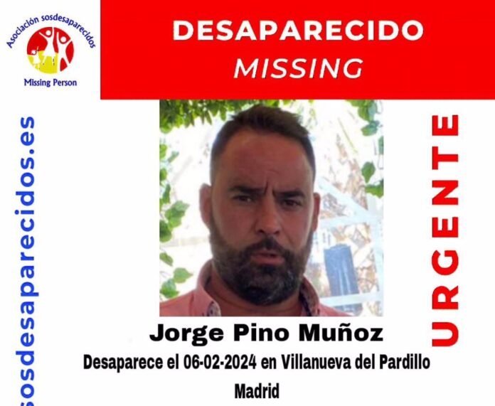 Sucesos.- Buscan a hombre de 44 años desaparecido el martes en Villanueva del Pardillo