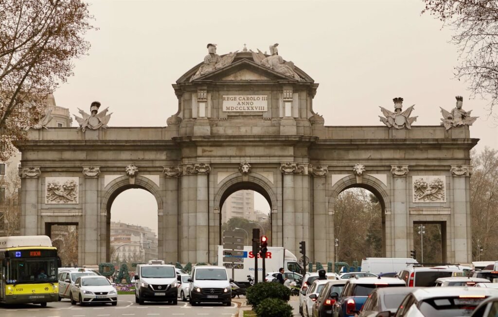 llegada de calima madrid