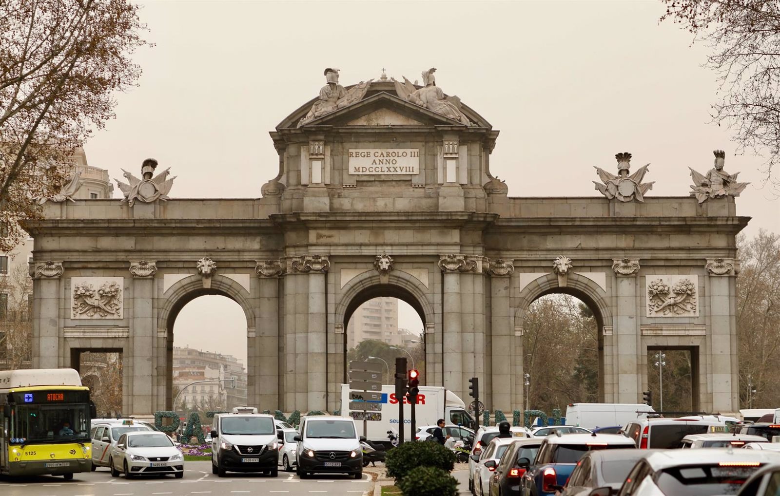 llegada de calima madrid
