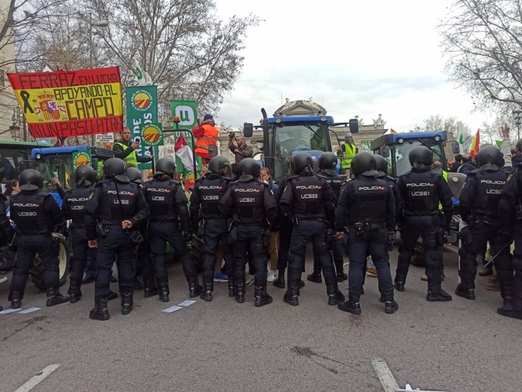 detenido manifestante en atocha
