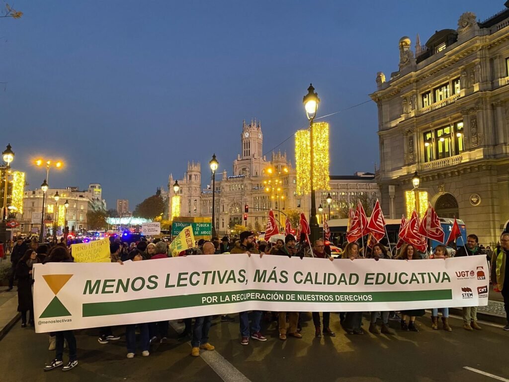 huelga en la enseñanza pública madrileña