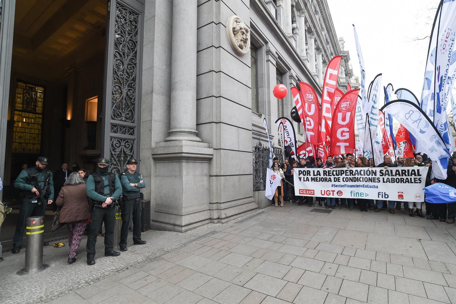 huelga empleados de banca