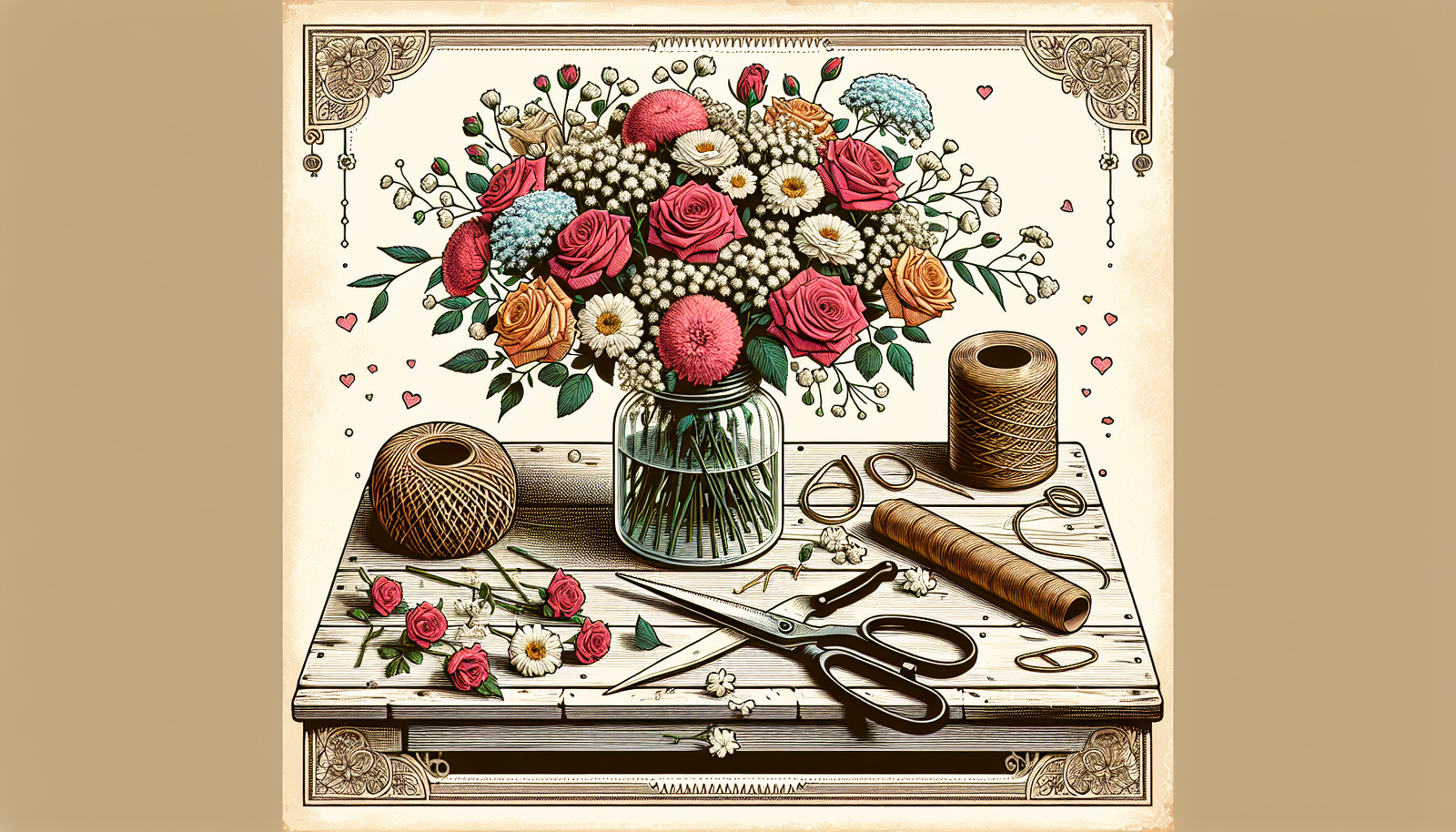 Como-secar-un-ramo-de-flores