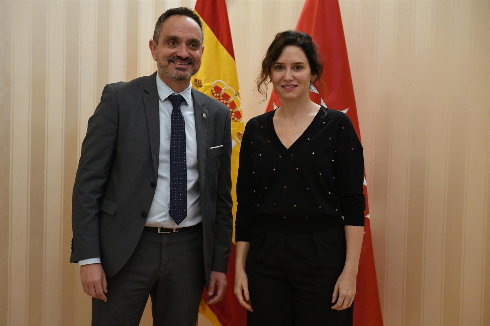 ayuso y alcalde de mostoles