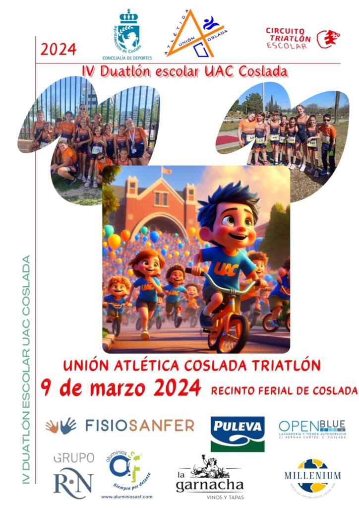 La Duatlón Escolar saldrá este sábado del recinto ferial en su cuarta edición