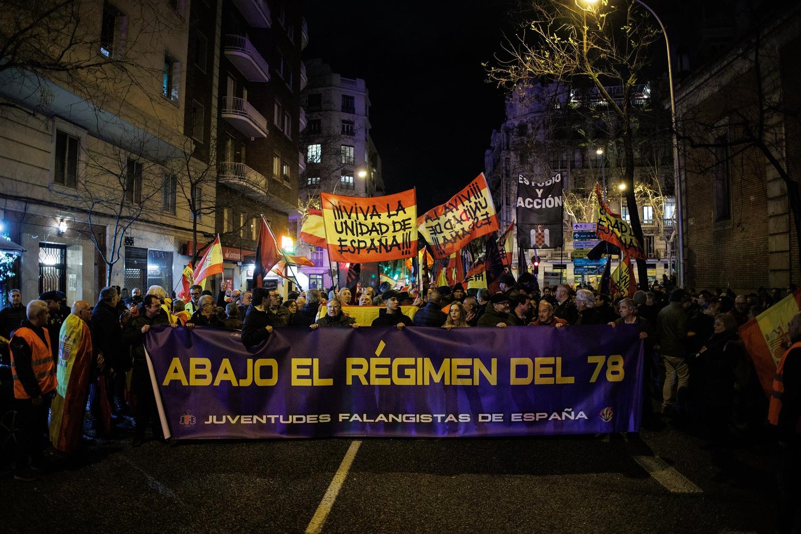 protestas en Ferraz