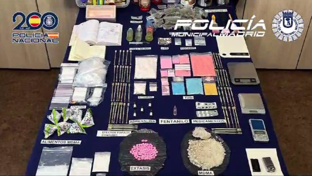 Desmantelado un 'narcopiso' donde vendían diez tipos distintos de droga en Villaverde