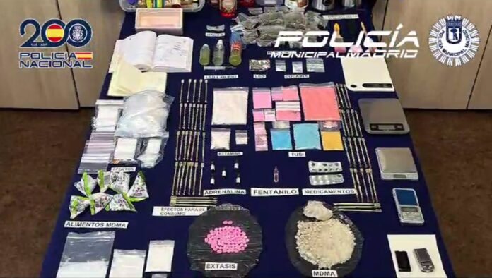 Desmantelado un 'narcopiso' donde vendían diez tipos distintos de droga en Villaverde