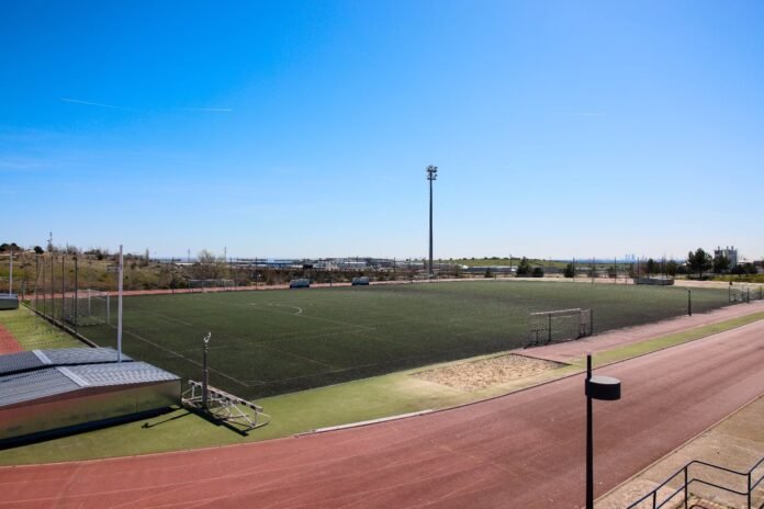 cambio cesped artificial de los campos de colmenar viejo