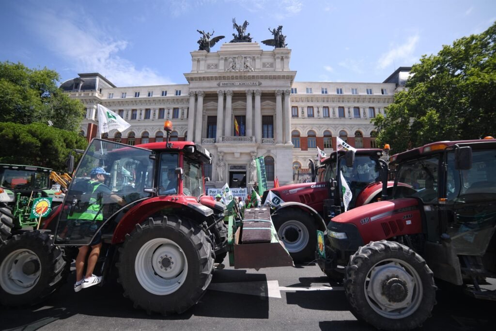 tractores tomarán Madrid este domingo