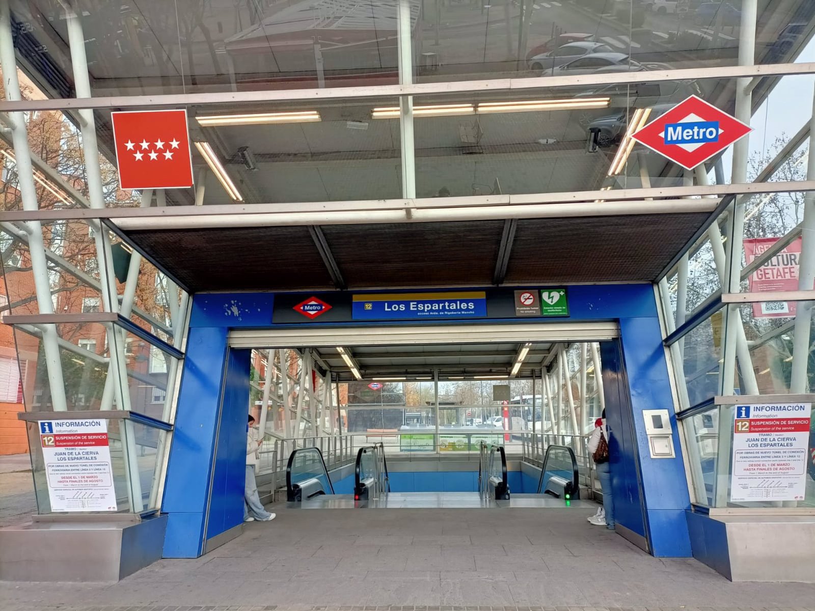 Metro de Madrid reabre este viernes el tramo de L12 entre Los Espartales y El Casar