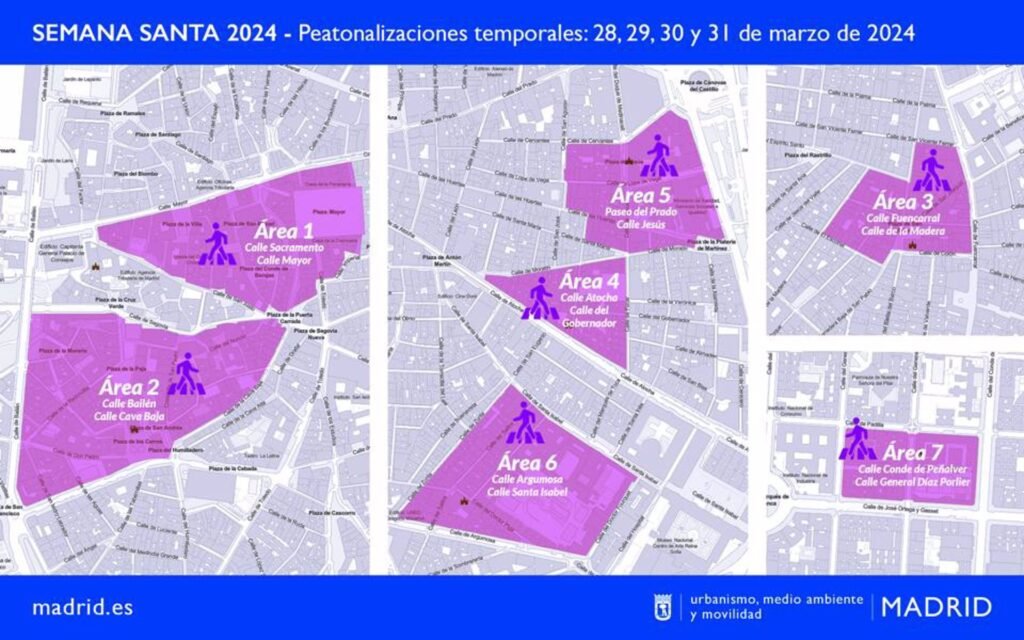 callen que peatonizaran en madrid