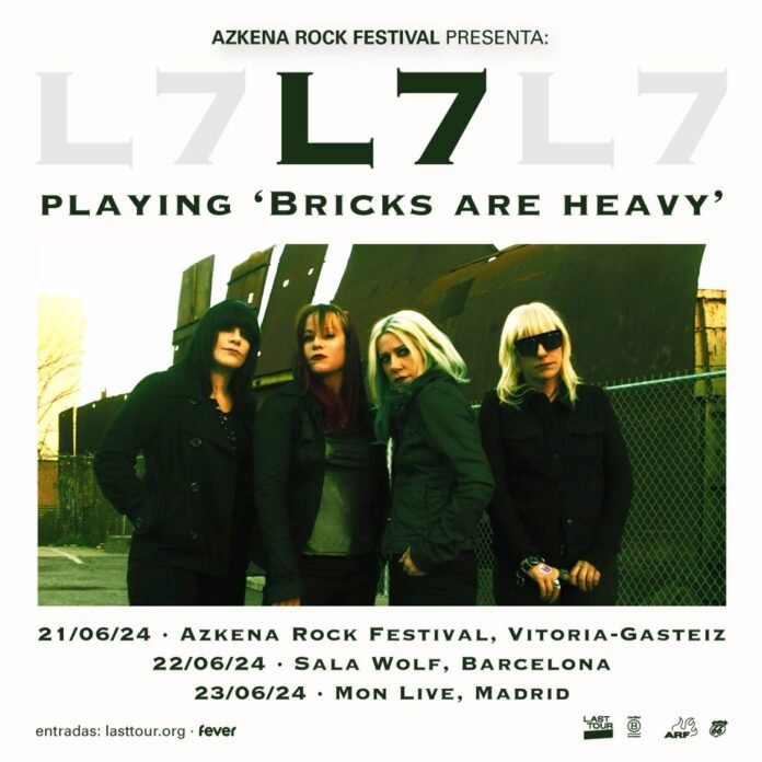 La banda estadounidense L7 actuará el 23 de junio en la Sala Mon de Madrid