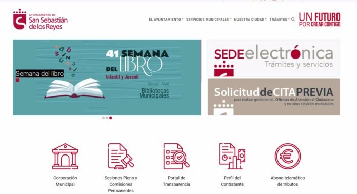 S.S.Reyes.- El Ayuntamiento estrena nueva página web municipal con un diseño más atractivo, rápido e intuitivo