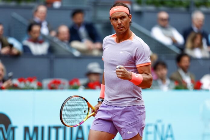 Rafa Nadal aprovecha la bisoñez de Blanch y firma un plácido estreno en Madrid