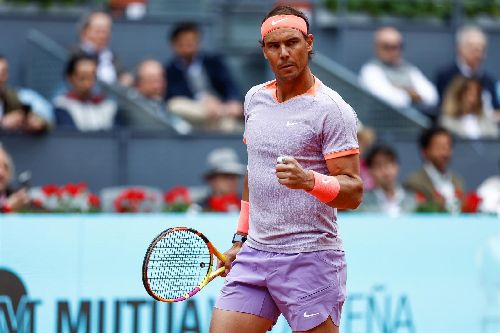 Rafa Nadal aprovecha la bisoñez de Blanch y firma un plácido estreno en Madrid