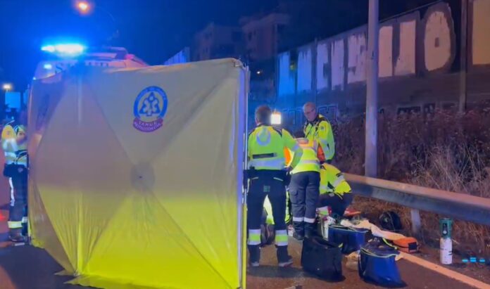 Muere un motorista en una colisión con un turismo en la M-14 a la altura de San Blas-Canillejas Muere un motorista en una colisión con un turismo en la M-14 a la altura de San Blas-Canillejas