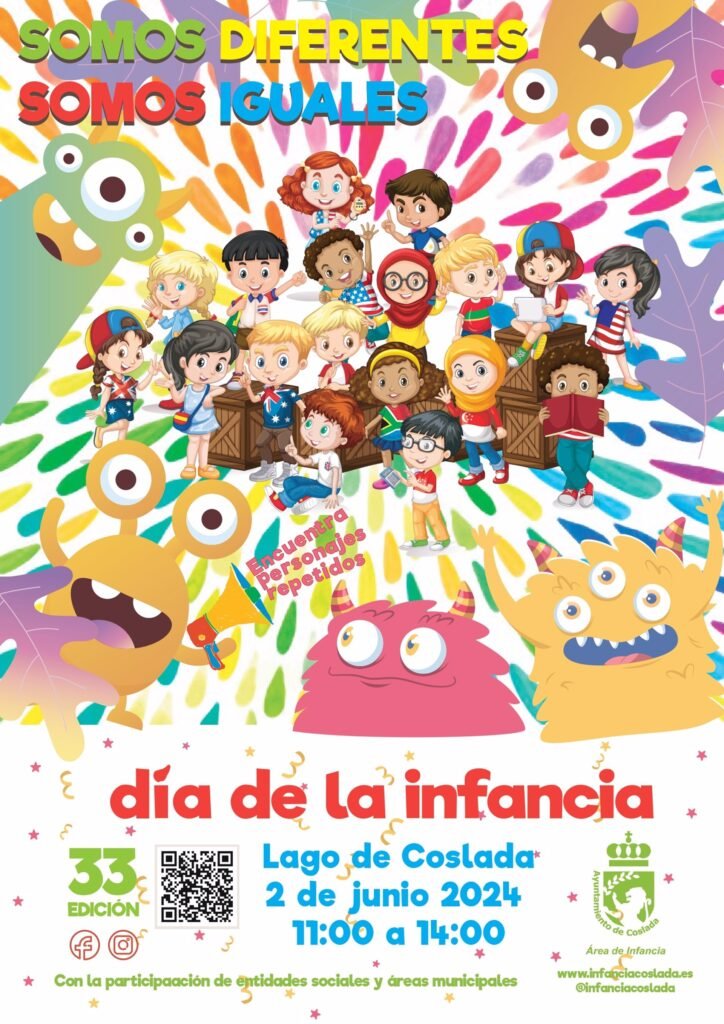 Coslada celebra el Día de la Infancia reivindicando las diferencias