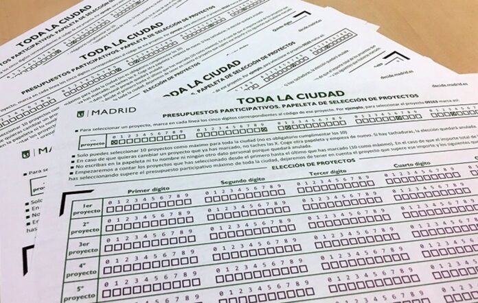 madrileños podrán elegir desde este martes los proyectos participativos que quieran que se desarrollen en la ciudad