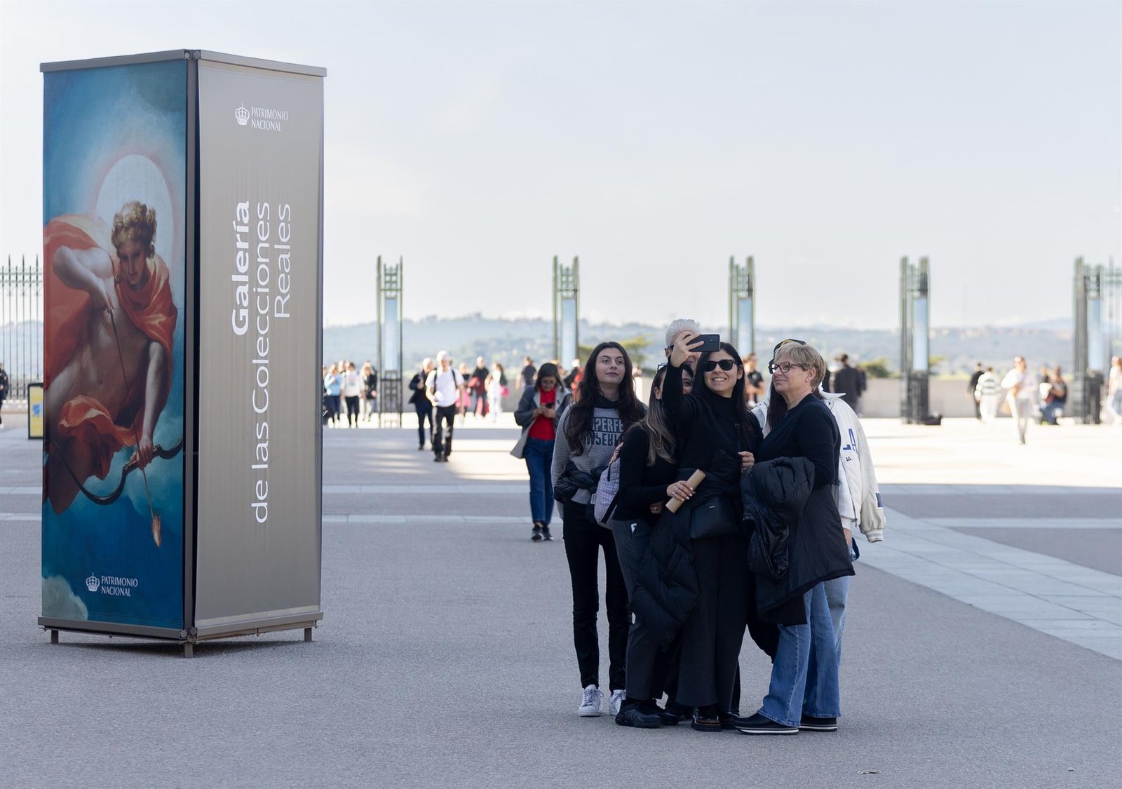 llegada de turistas internacionales a Madrid