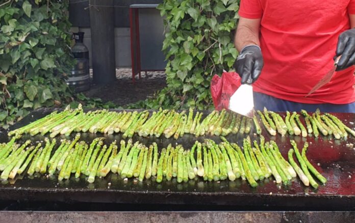 Cientos de kilos de espárragos se degustarán a la plancha el sábado en la XXVI Fiesta del Espárrago