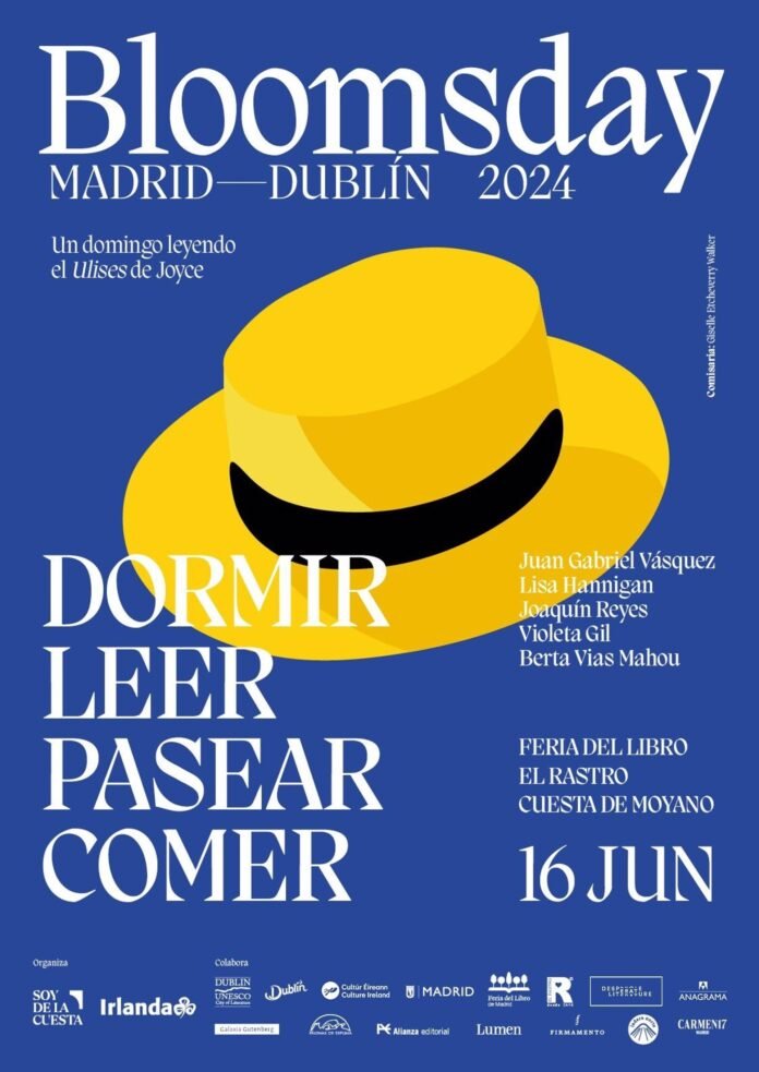Juan Gabriel Vásquez, Lisa Hannigan y Joaquín Reyes, entre los protagonistas del Bloomsday en Madrid