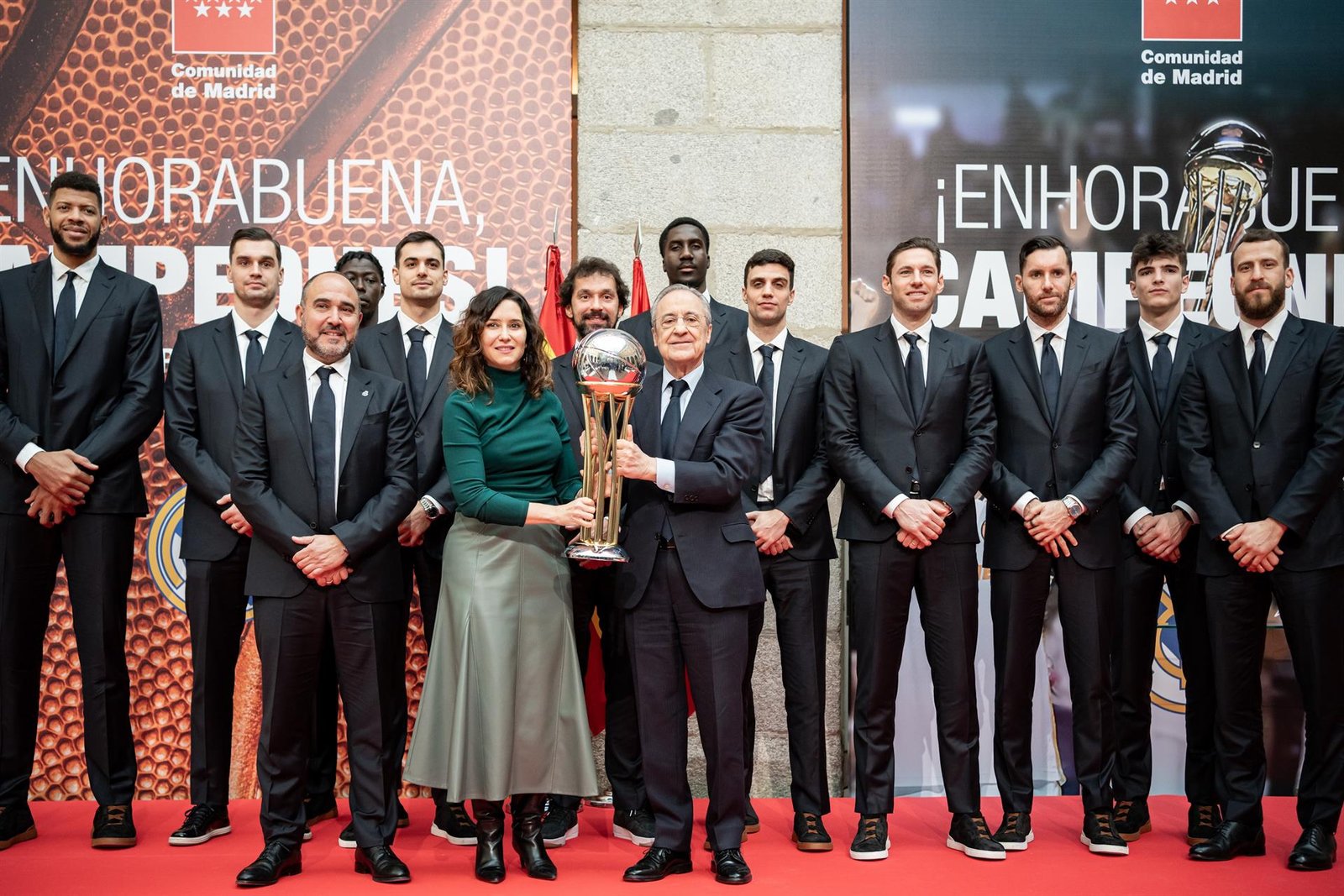 El Real Madrid ofrecerá este jueves su título de la Liga Endesa en Comunidad de Madrid y Ayuntamiento