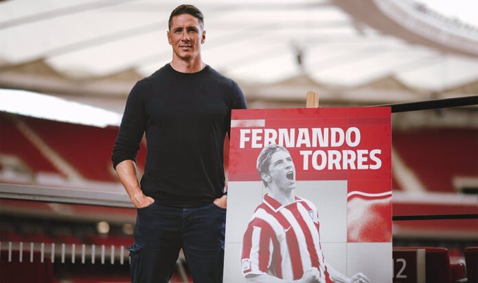 Fernando Torres, imagen del carné de socio del Atlético de Madrid de la temporada 2024-25