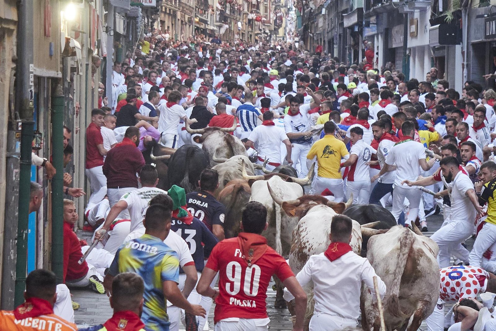 Un madrileño entre los 6 heridos en el primer encierro de San Fermín
