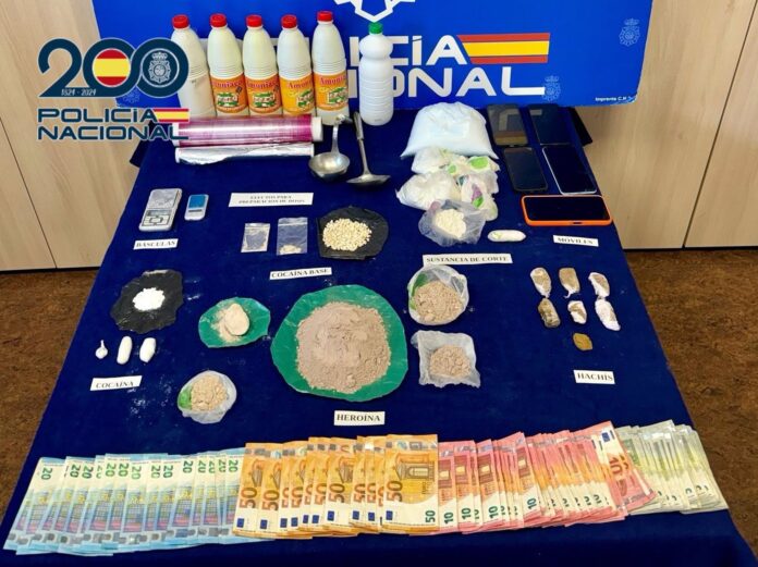 Sucesos.- 13 detenidos y desmantelados tres 'narcopisos' en Centro y San Blas