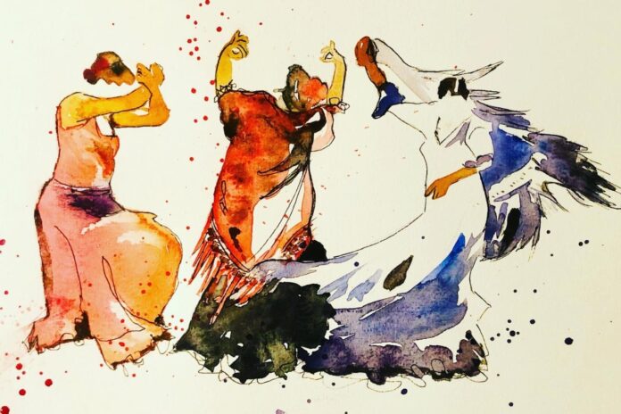 arte flamenco pintura - IP