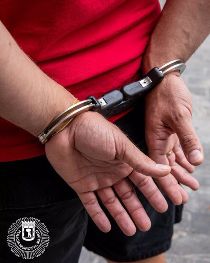 Policía Municipal de Madrid detuvo o investigó a 4.743 personas en el primer semestre, con aumento en violencia machista