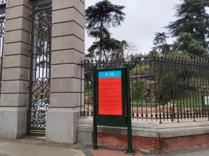 El Retiro y ocho parques, cerrados hasta mañana por alerta de viento y altas temperaturas El Retiro y ocho parques, cerrados hasta mañana por alerta de viento y altas temperaturas