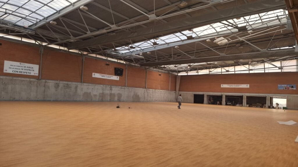 Reconstrucción Polideportivo Justo Gómez Salto San Fernando de Henares